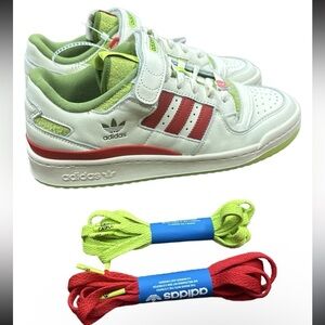 Adidas Originals Forum Low x The Grinch sz 8.5 2023 New Men Shoes Limited ID3512